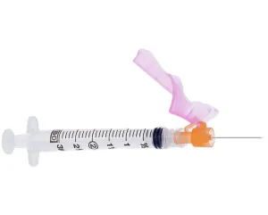 1mL | 30G x 1/2" - BD Luer-Lok™ Syringe with BD Eclipse™ Safety | Thin Wall Needle | 50per Box