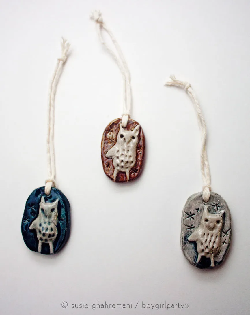 2023 Handmade Ceramic Ornaments by Susie Ghahremani / boygirlparty ®