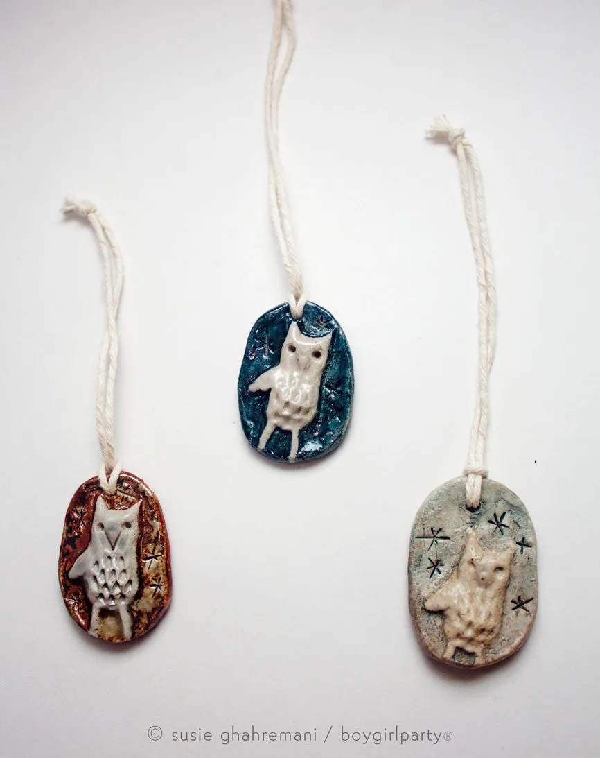 2023 Handmade Ceramic Ornaments by Susie Ghahremani / boygirlparty ®