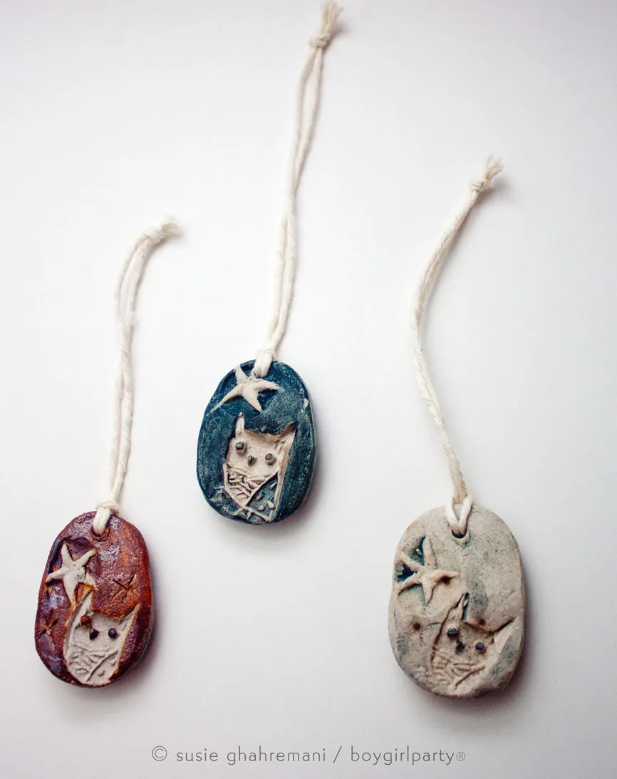2023 Handmade Ceramic Ornaments by Susie Ghahremani / boygirlparty ®