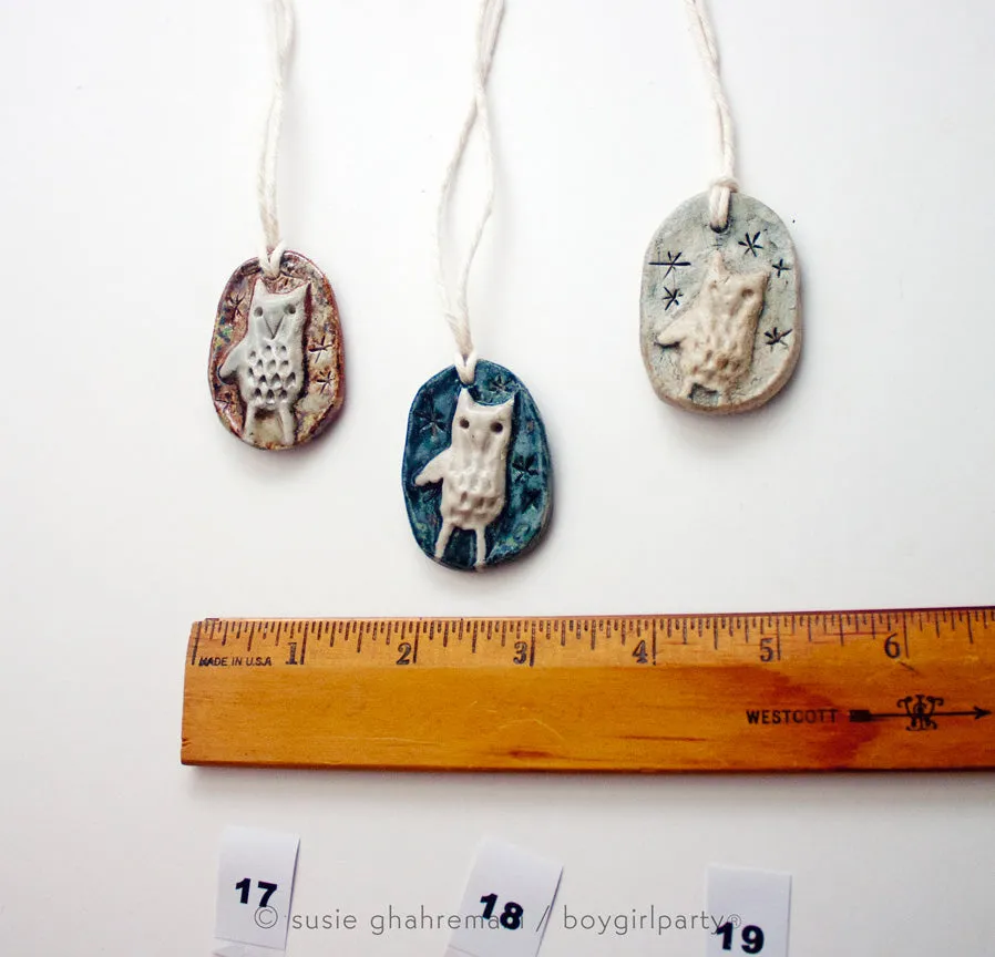 2023 Handmade Ceramic Ornaments by Susie Ghahremani / boygirlparty ®