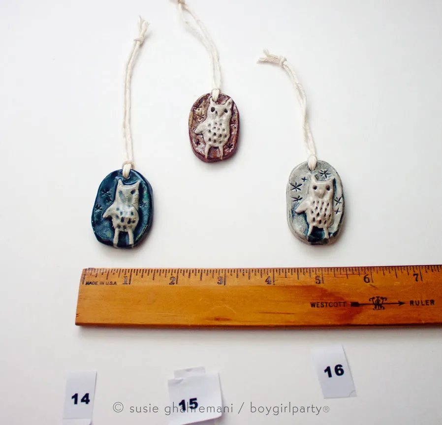 2023 Handmade Ceramic Ornaments by Susie Ghahremani / boygirlparty ®