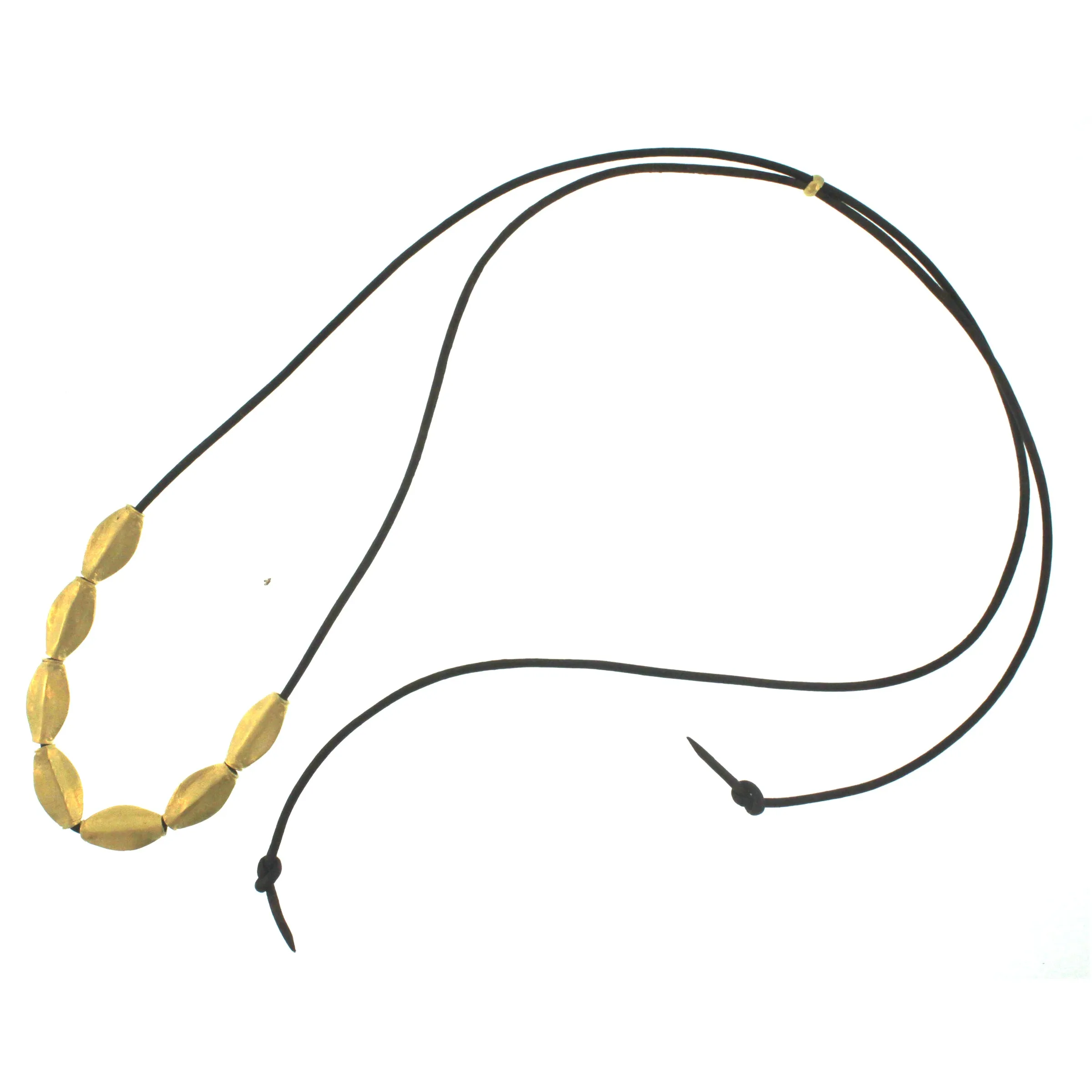 A Gold Fish Bead Necklace