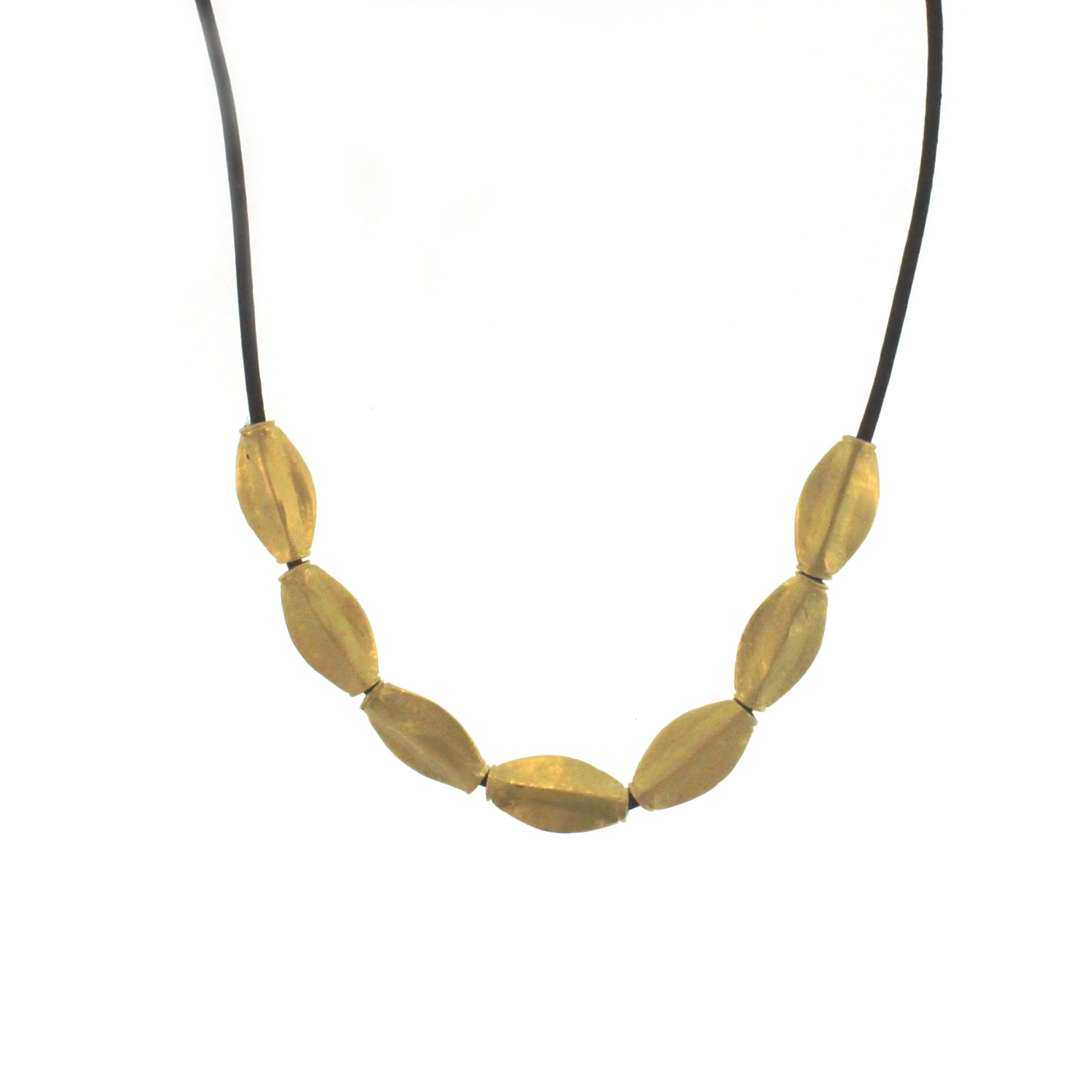 A Gold Fish Bead Necklace