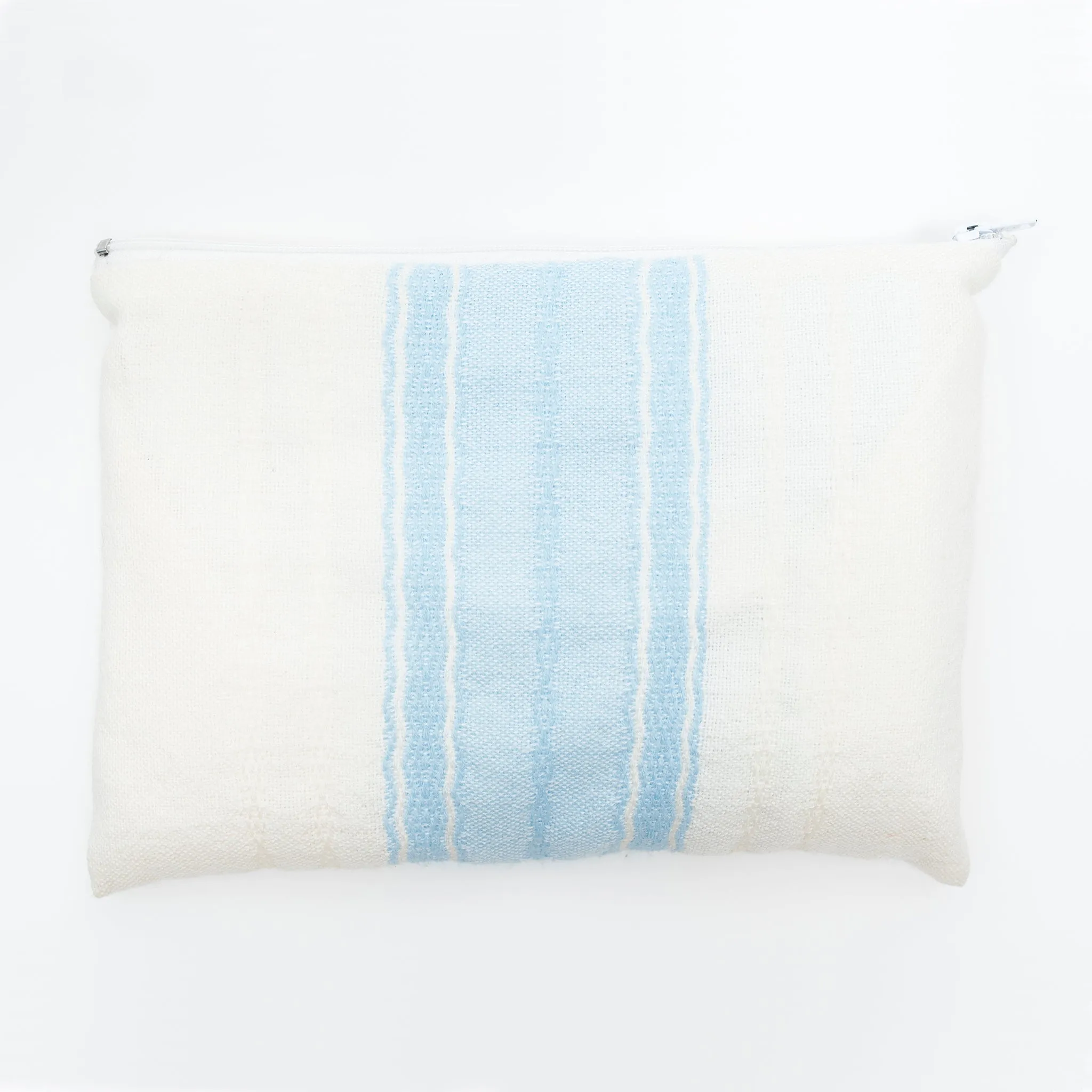 Adam - Wool Tallit - Baby Blue