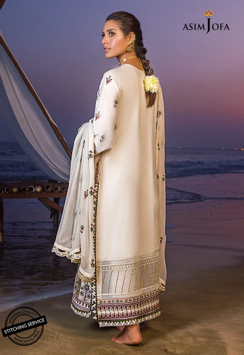 AJCK-01 | Asim Jofa Chikankari Eid Collection 2022 |  Unstitched Embroidered Lawn Suit