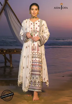 AJCK-01 | Asim Jofa Chikankari Eid Collection 2022 |  Unstitched Embroidered Lawn Suit