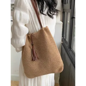 &amp; Lining Chic Approx. – | for Korean Women Shoulder Woven Style Bag Giveaway offer Closure 30cm 25cm Cotton with Magnetic x Handmade