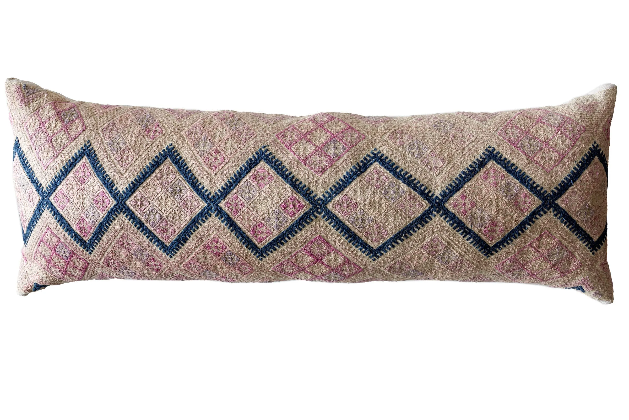 Antique Moroccan Silk Embroidery (#M042922  | 16 x 42")