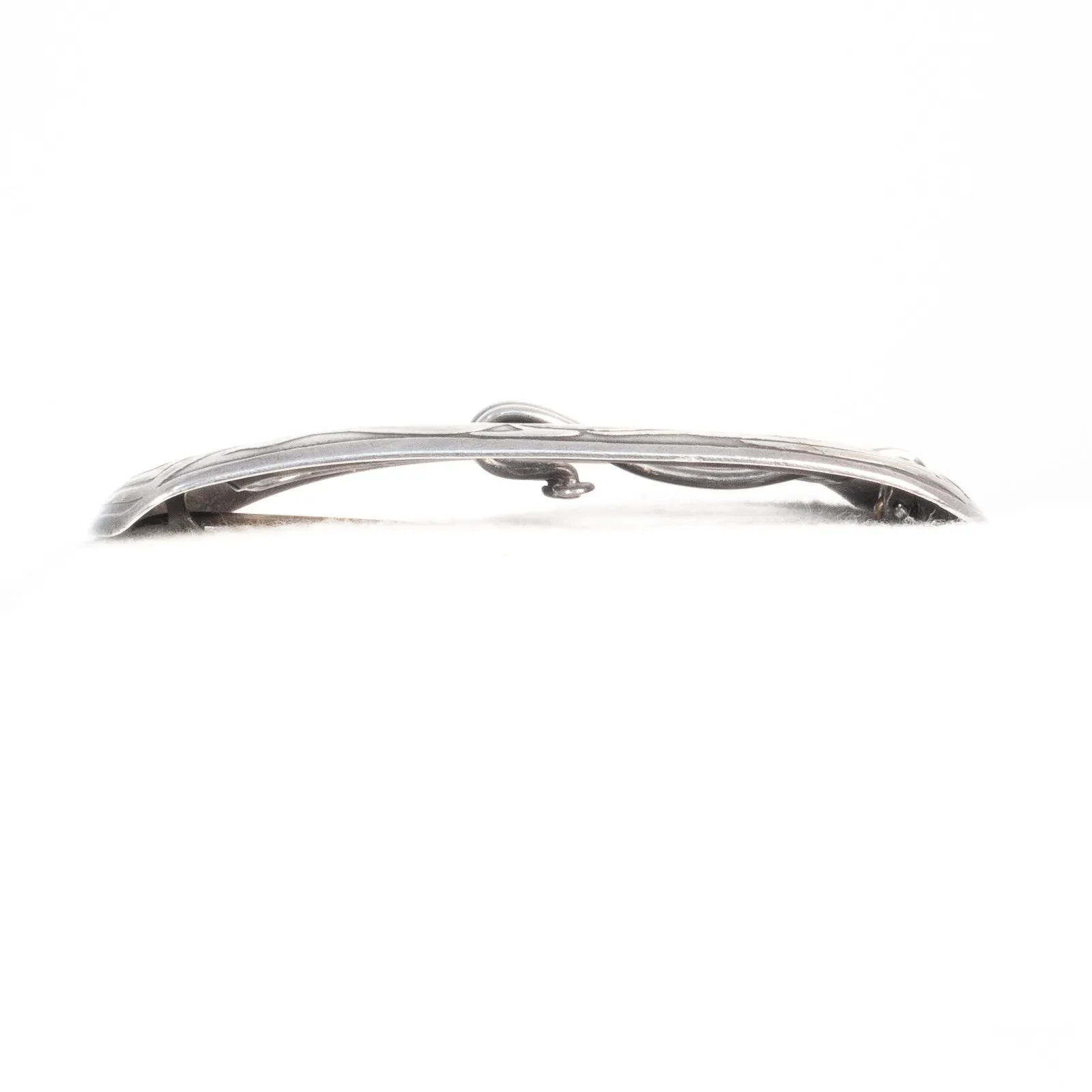 Art Nouveau Sterling Buckle Brooch