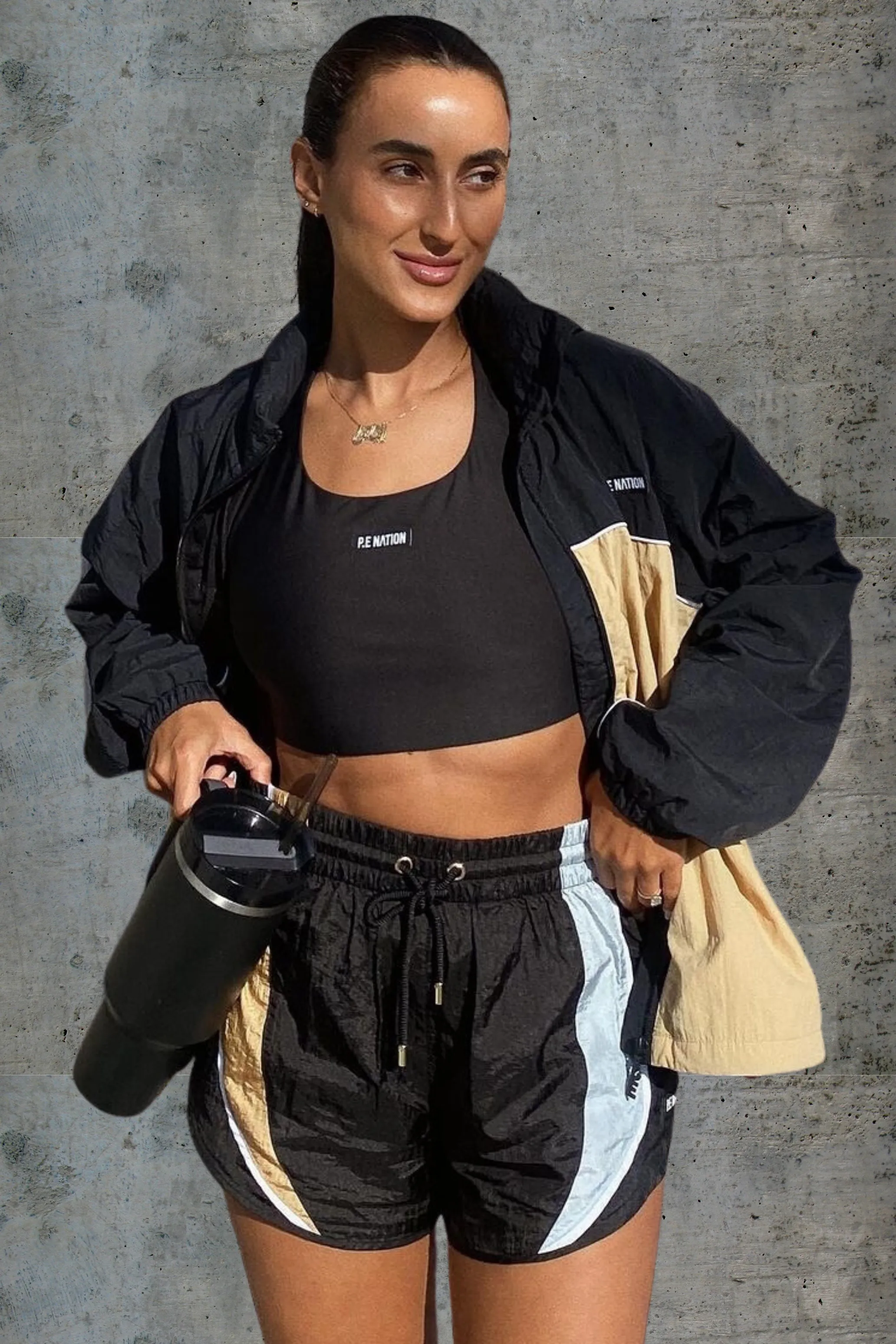 Augusta Jacket Black in Recycled Nylon