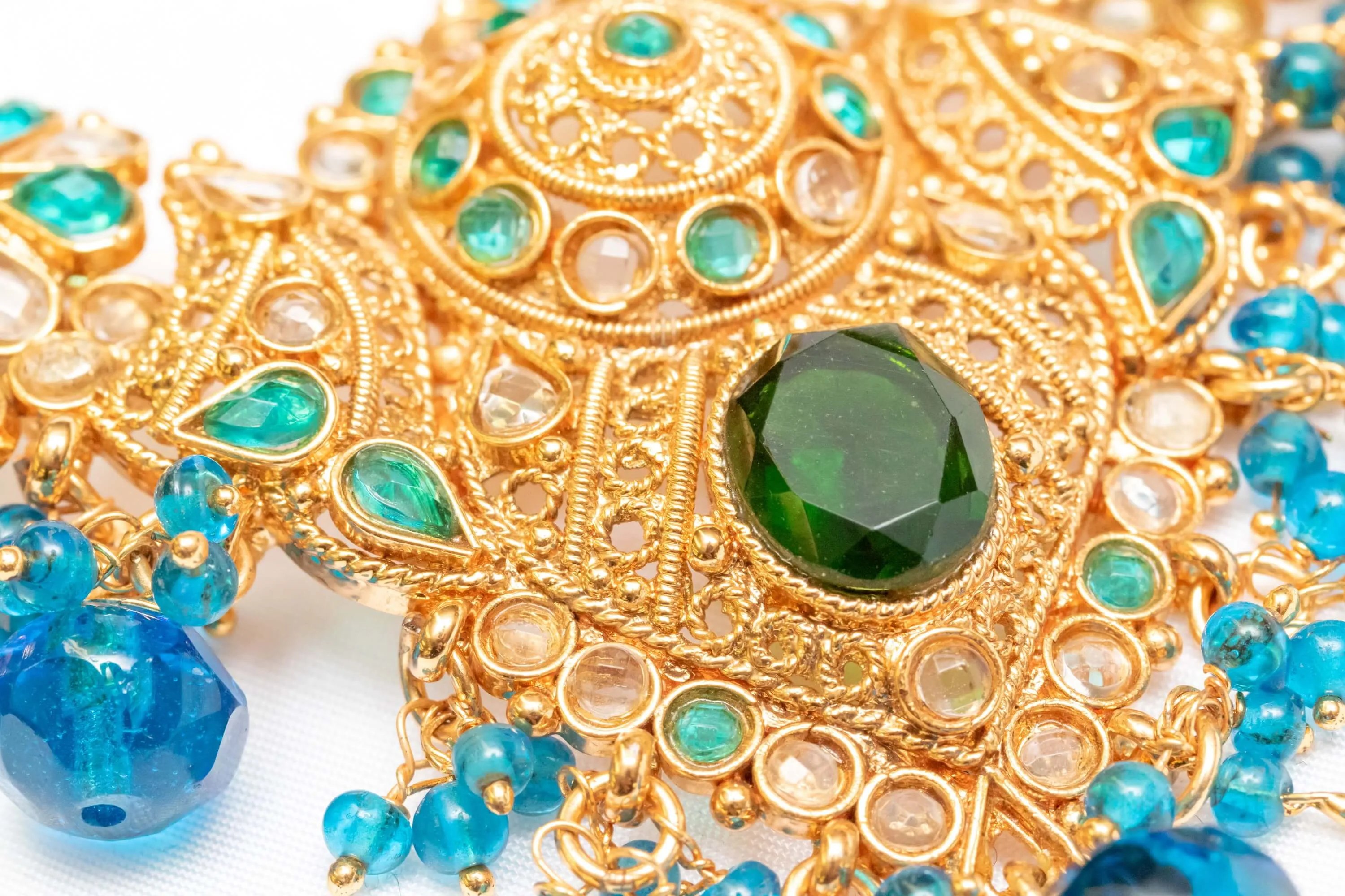 Authentic Indian Handmade Beaded Necklace