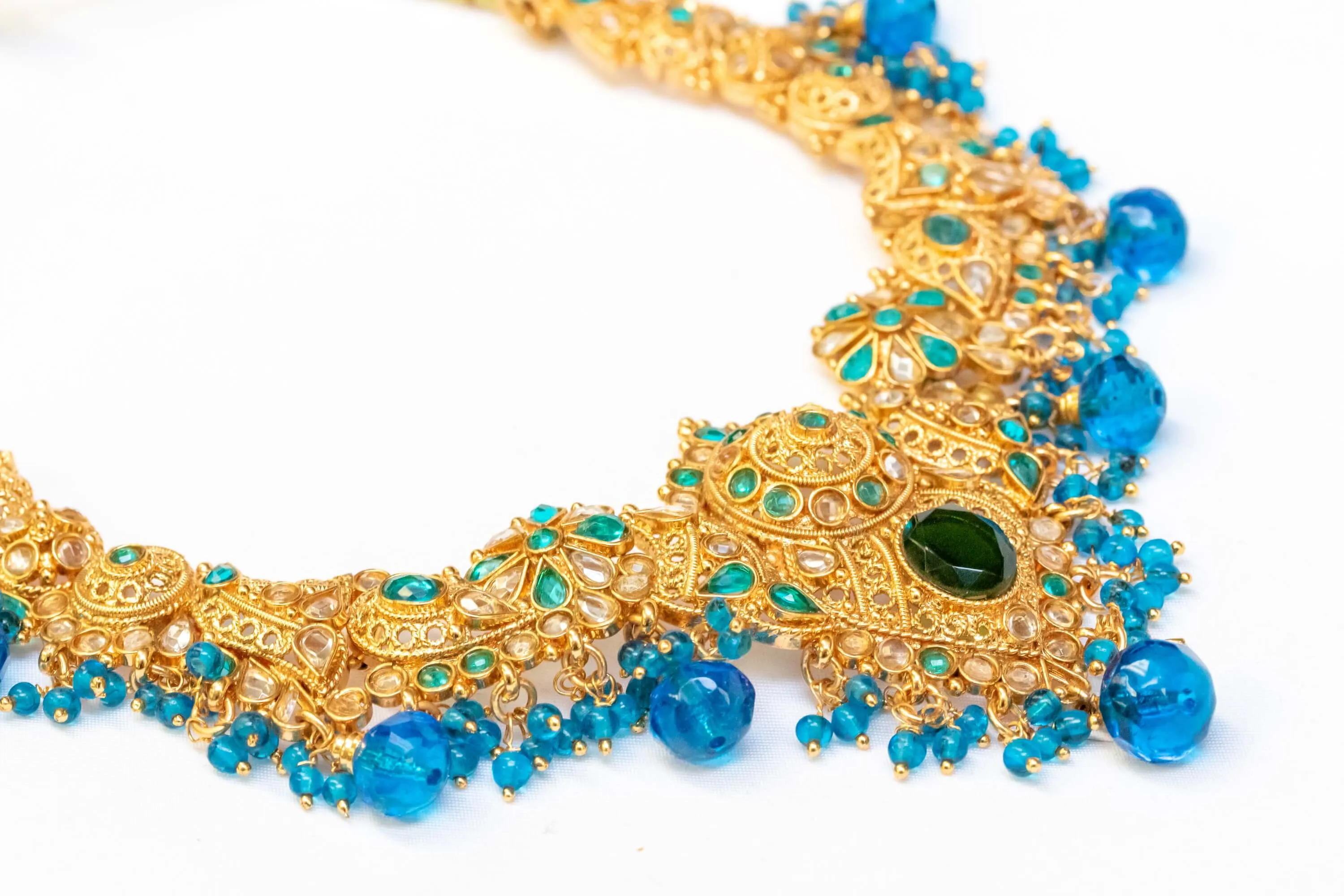 Authentic Indian Handmade Beaded Necklace