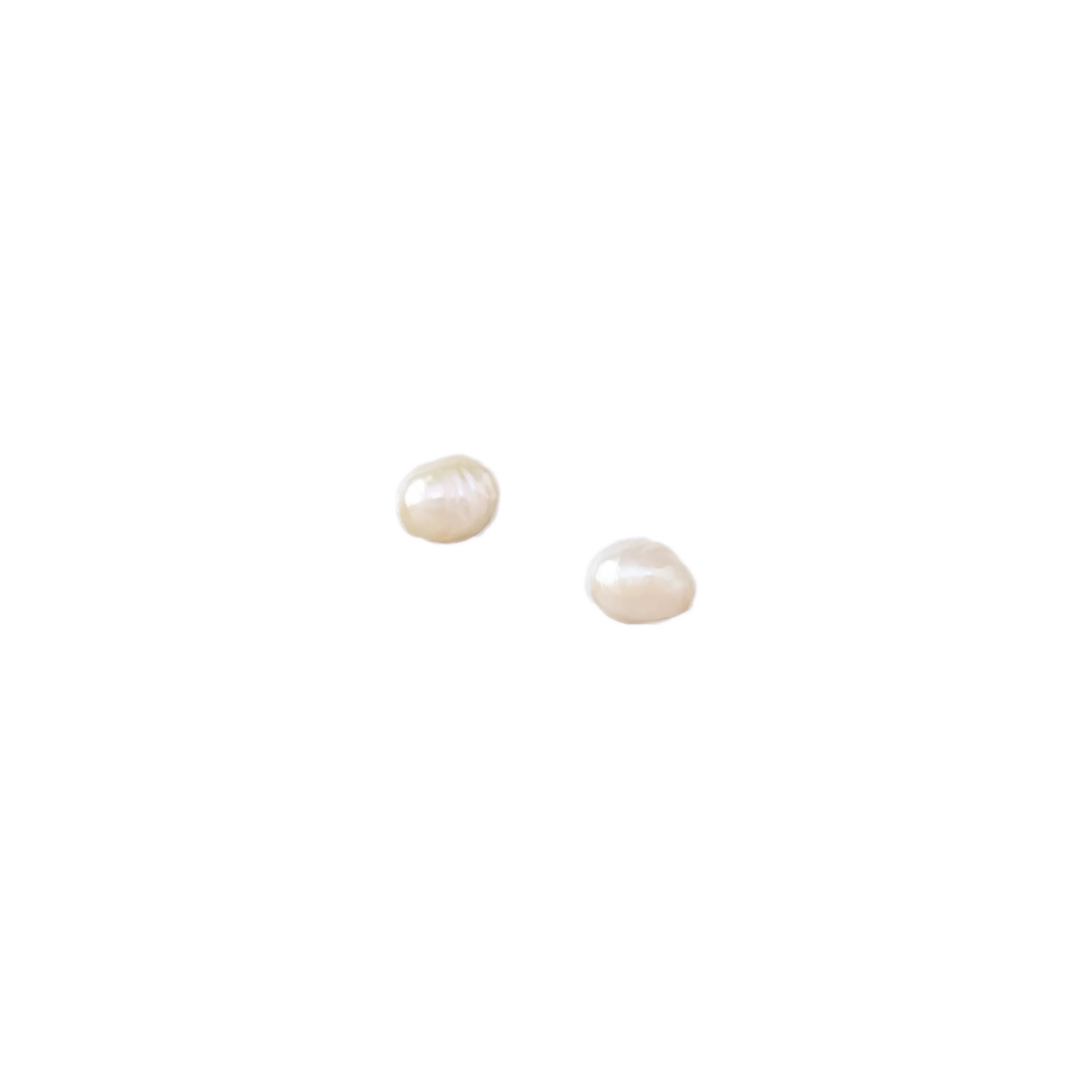 Baroque Pearl Stud Earrings