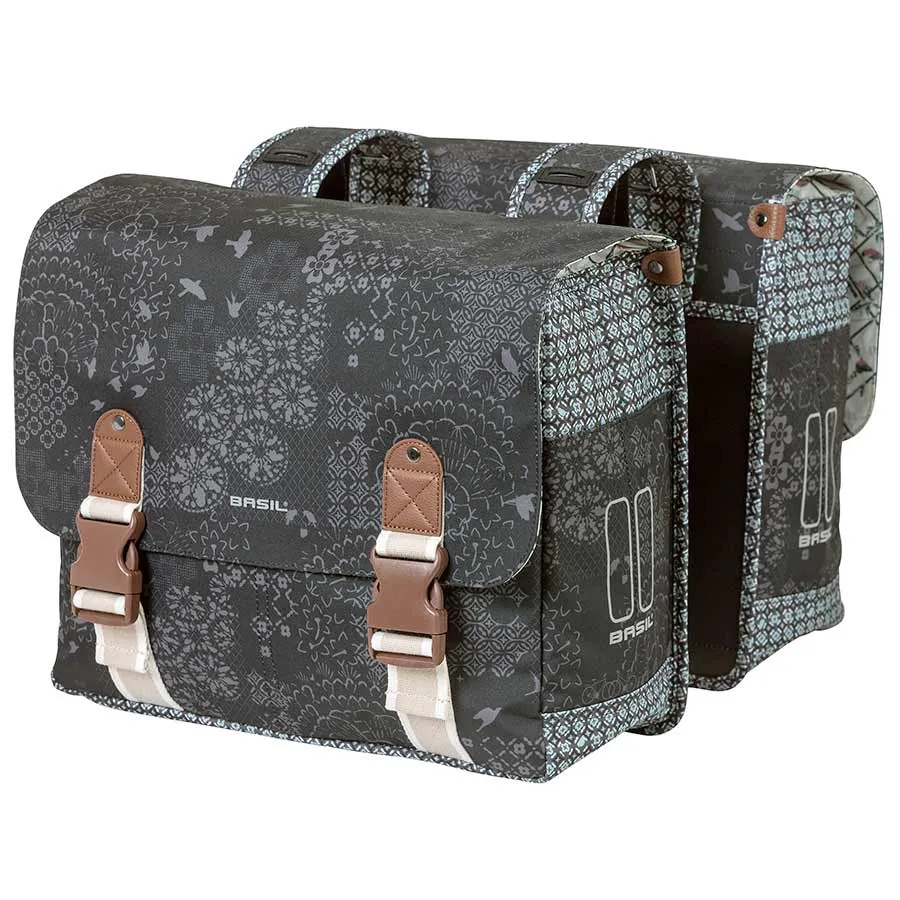 Basil Bohème Double Rear Pannier with Universal Bridge System