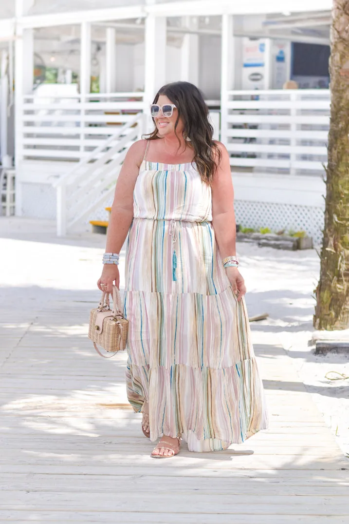 Bayside Stripe Maxi Dress