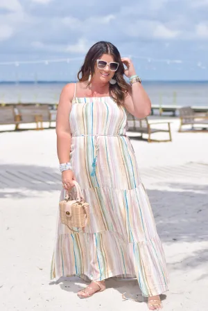 Bayside Stripe Maxi Dress