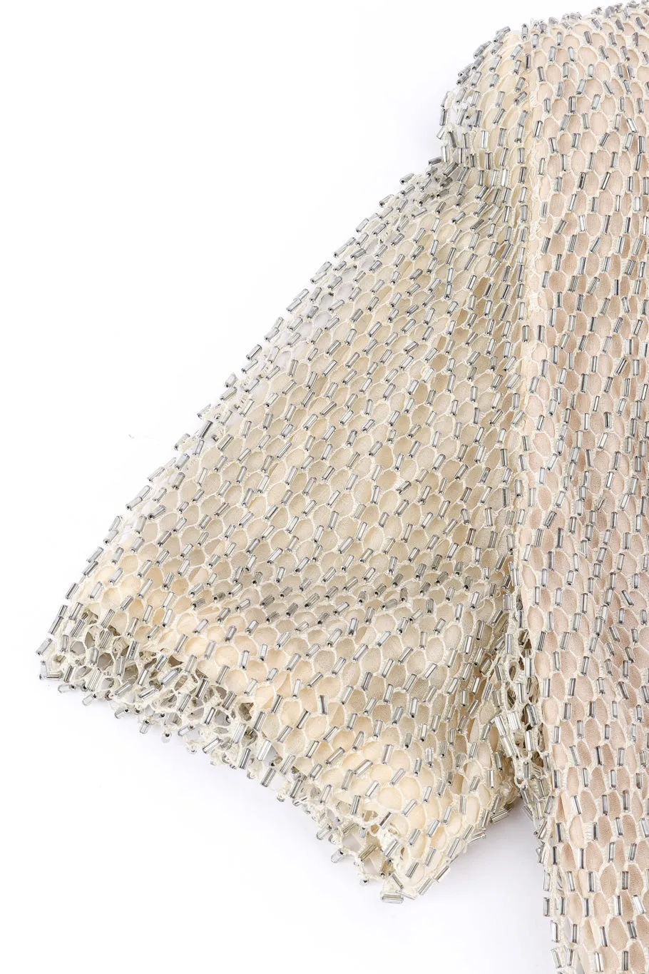 Beaded Lattice Net Dress