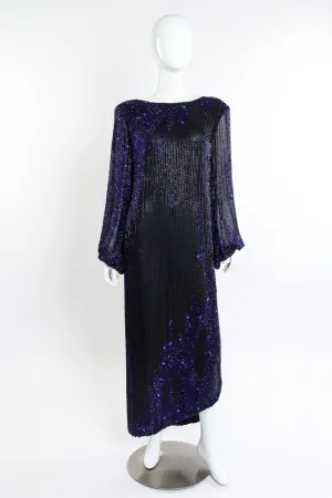 Beaded Low Back Dress
