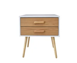 Bedside Table Bronte Drawers Nightstand Unit Cabinet Storage