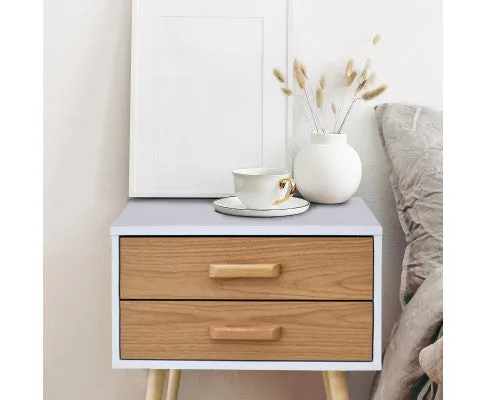 Bedside Table Bronte Drawers Nightstand Unit Cabinet Storage