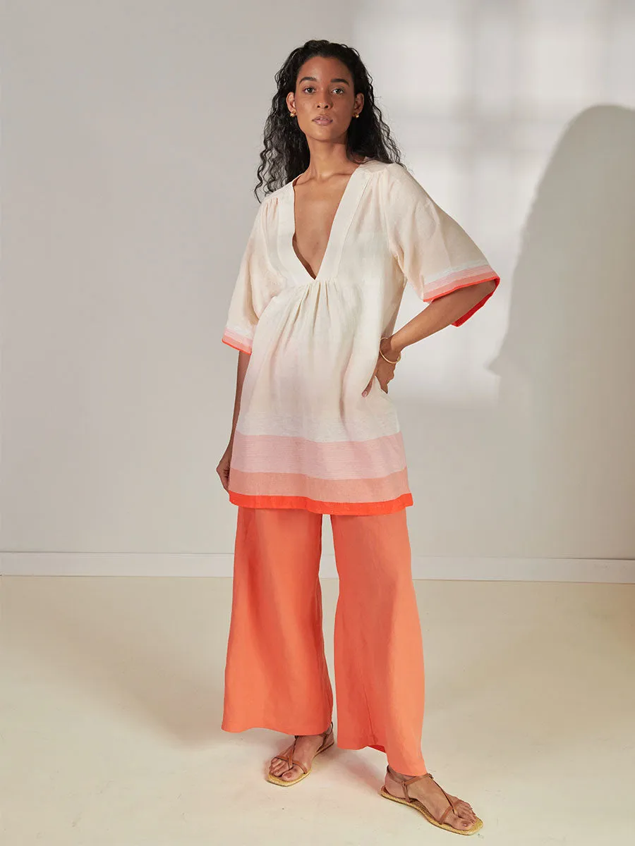 BELKIS | V Neck Caftan