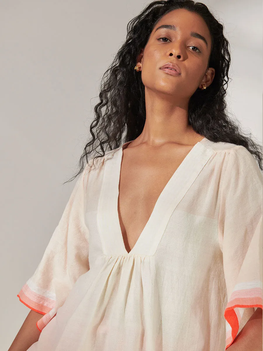 BELKIS | V Neck Caftan
