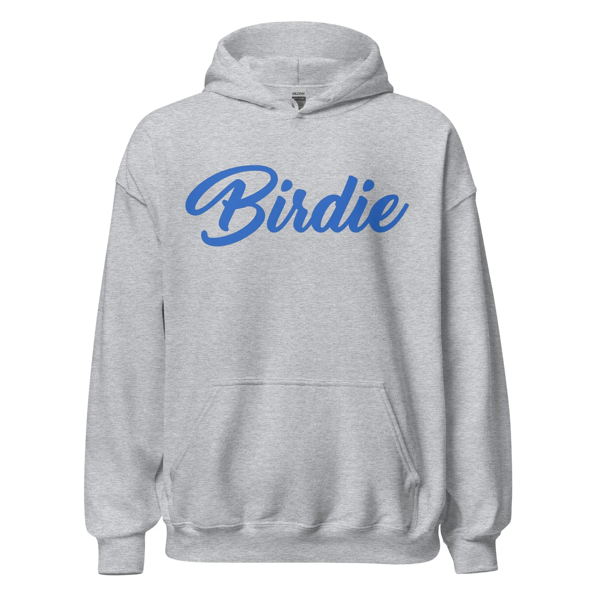 Birdie Hoodie - Blue Lettering
