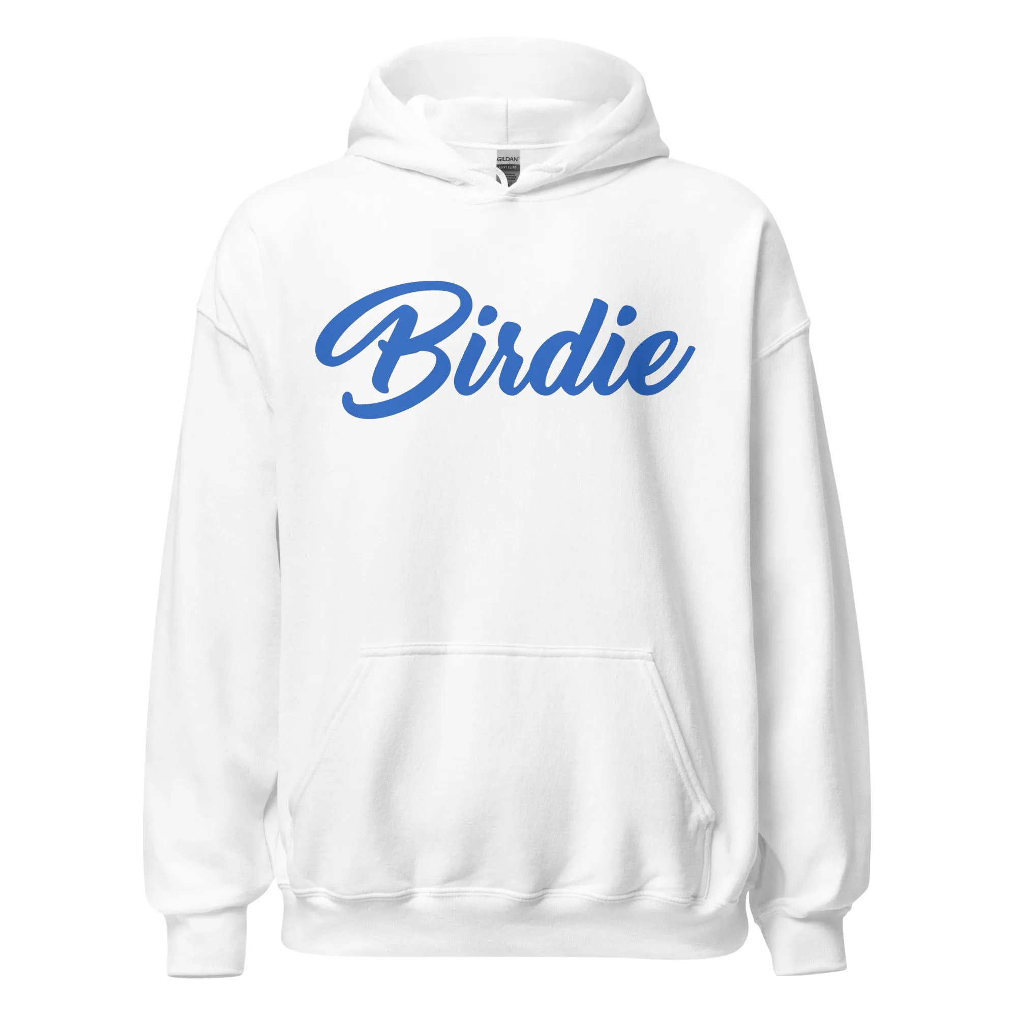 Birdie Hoodie - Blue Lettering