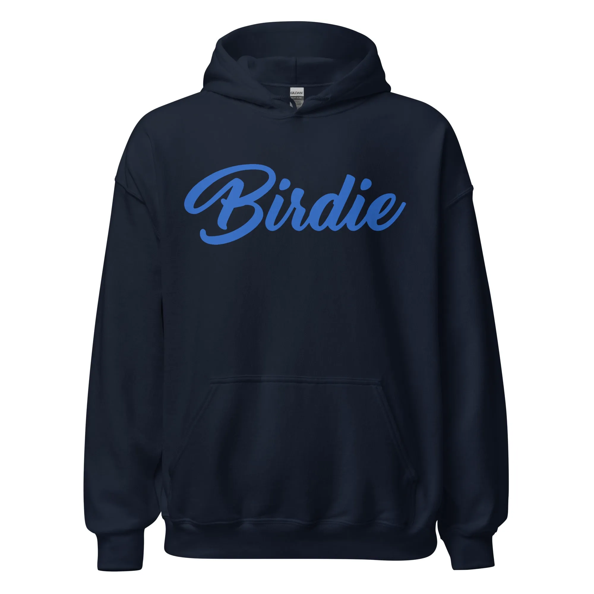 Birdie Hoodie - Blue Lettering
