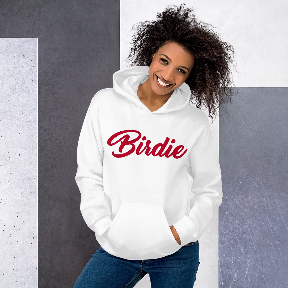 Birdie Hoodie - Red Lettering