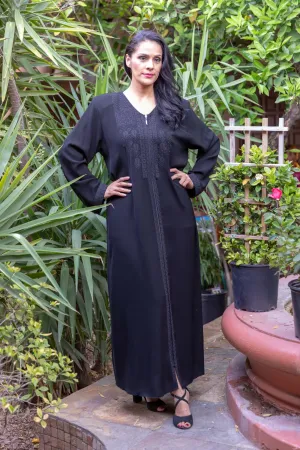 Black Abaya Long Maxi Gown