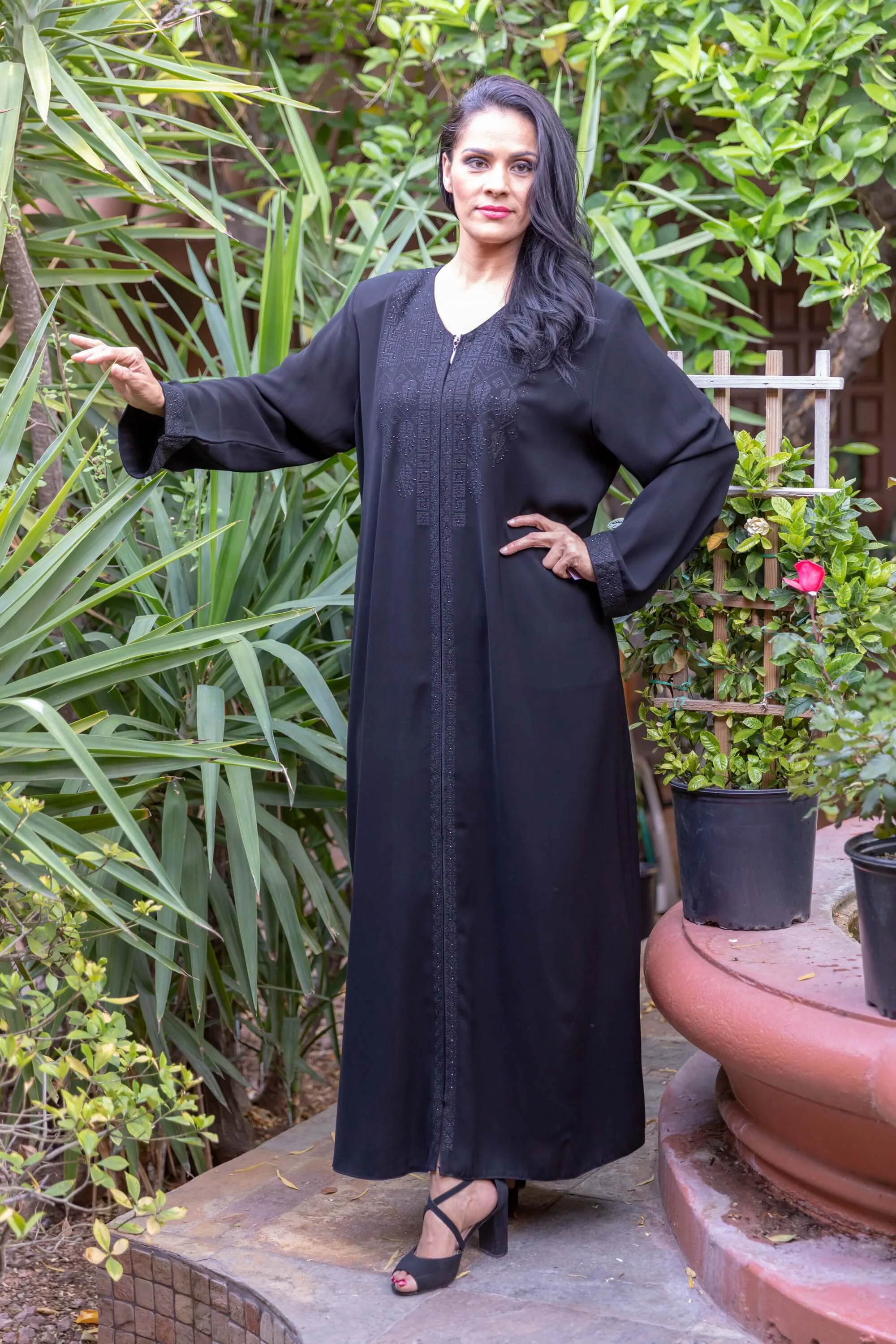 Black Abaya Long Maxi Gown