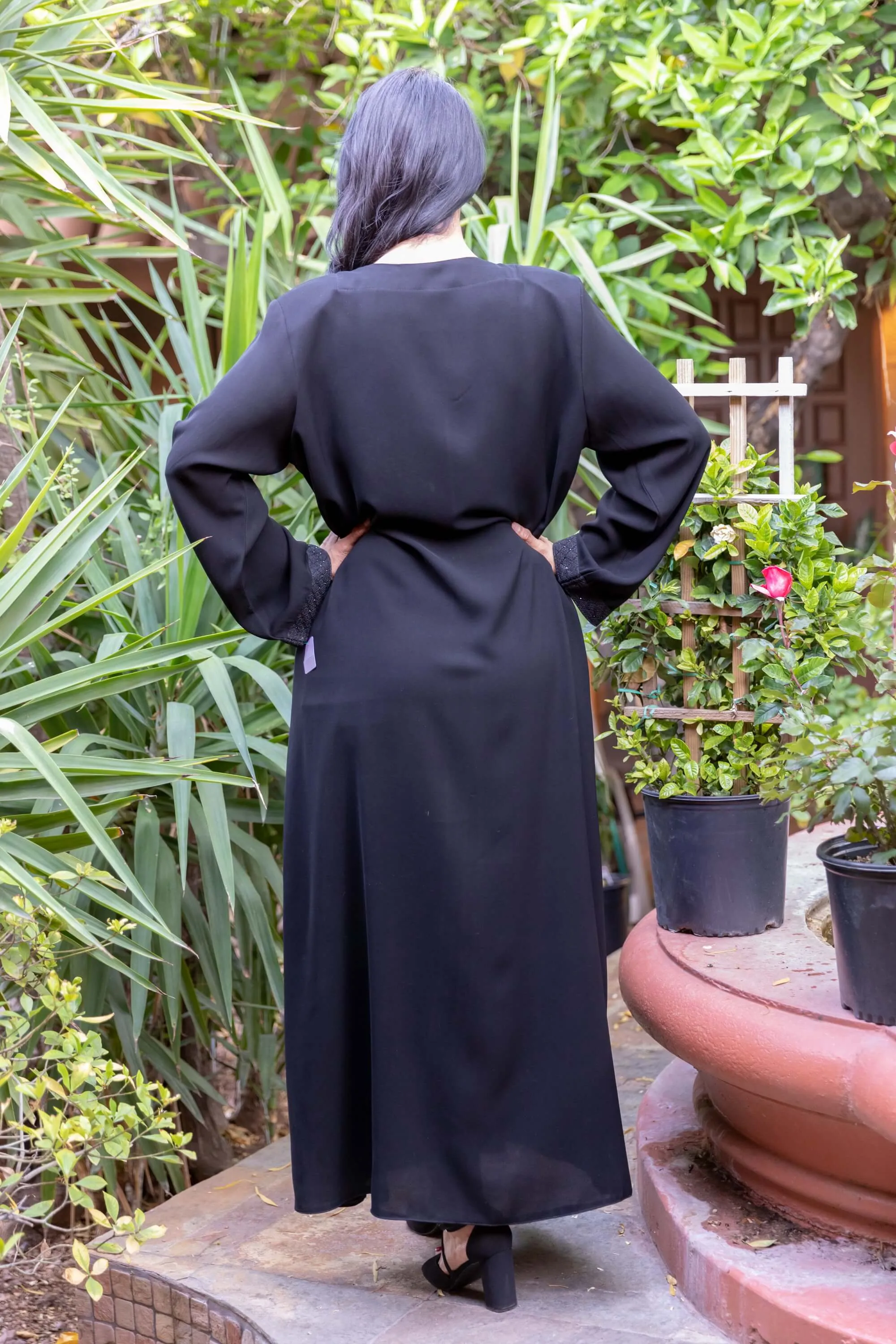 Black Abaya Long Maxi Gown