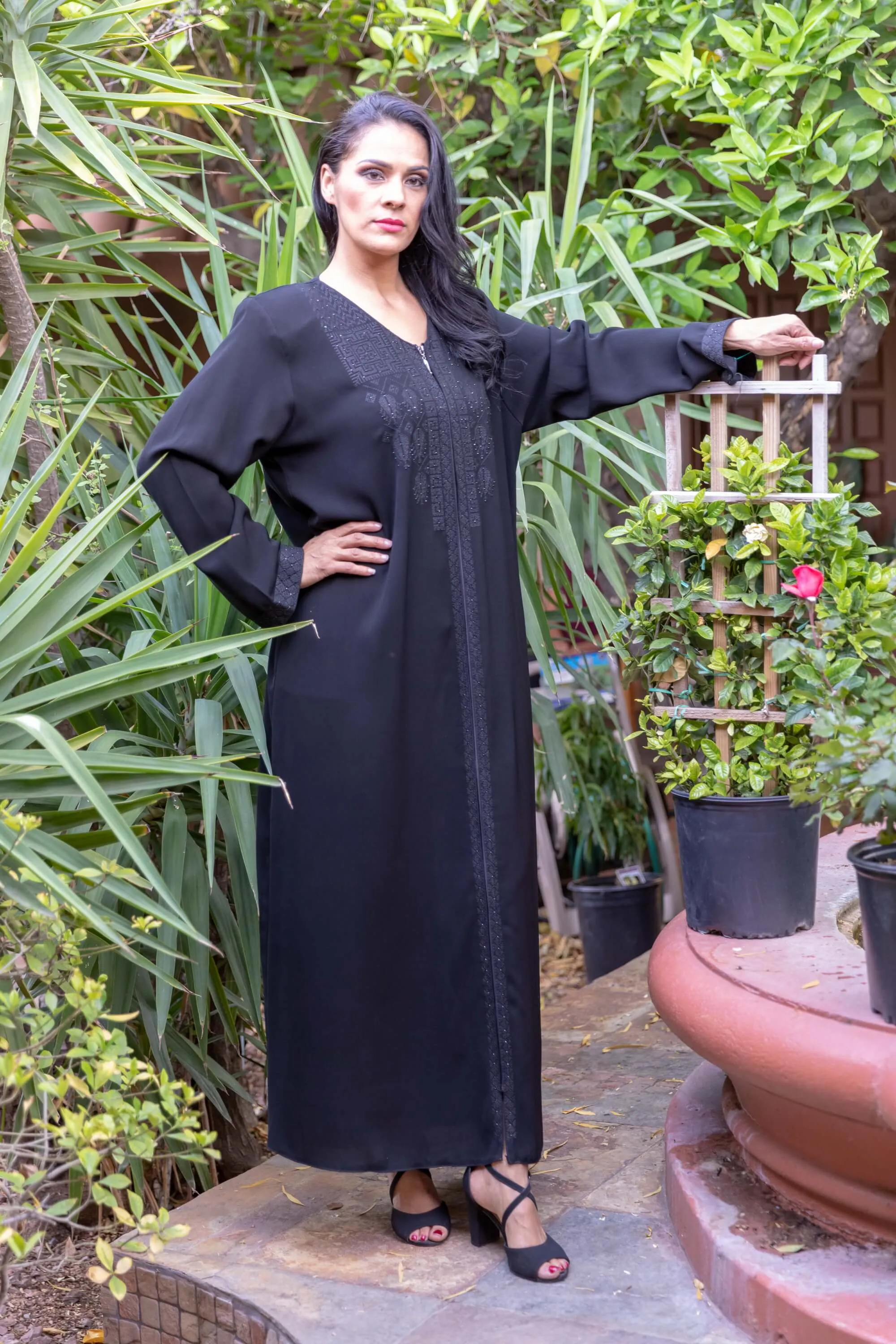 Black Abaya Long Maxi Gown