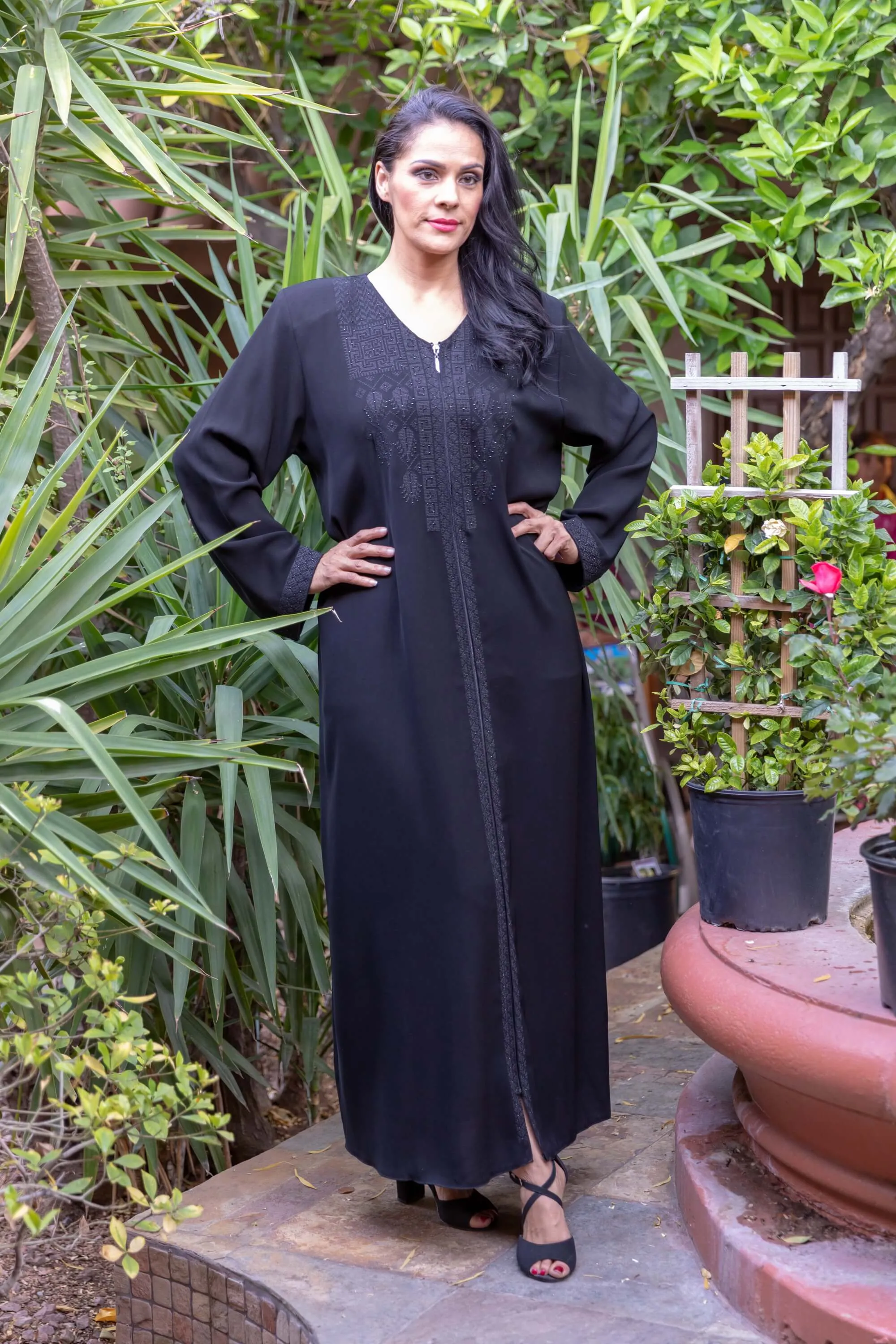 Black Abaya Long Maxi Gown