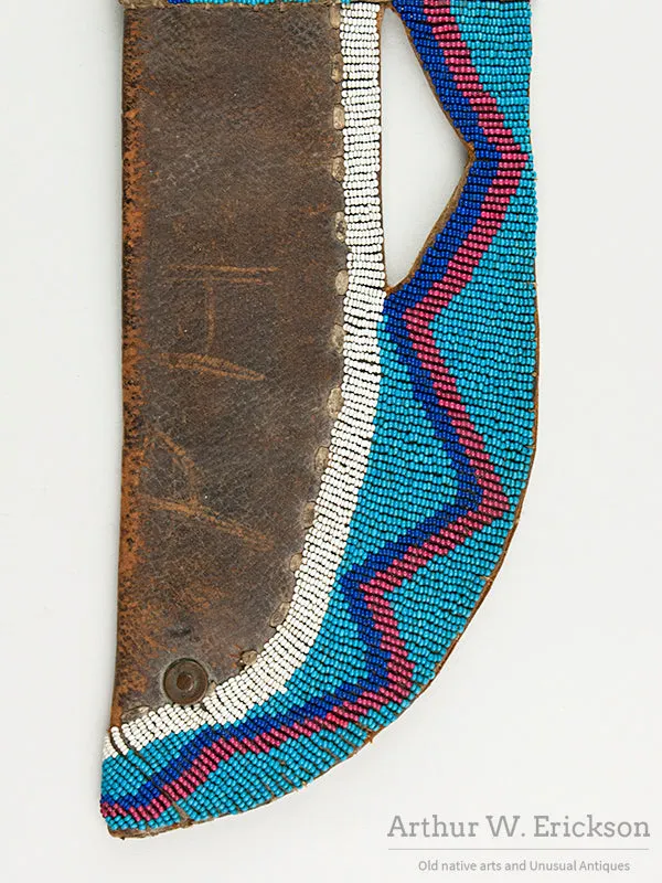 Blackfoot Beaded Knife Sheath