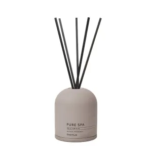 Blomus Fraga Room Diffuser Royal Leather in Silky-Smooth Grey Concrete Container 100ml
