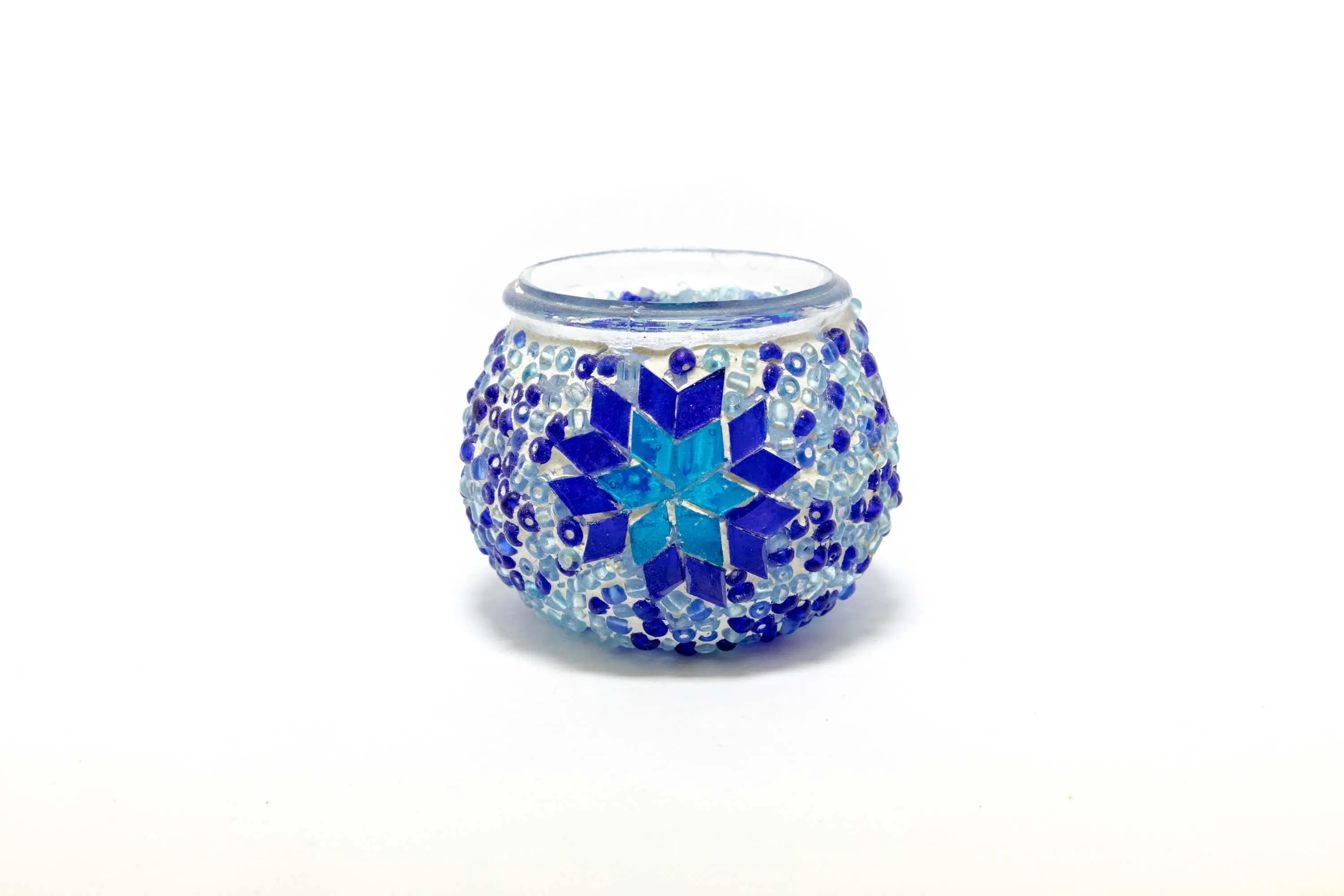 Blue Turkish Candle Holder