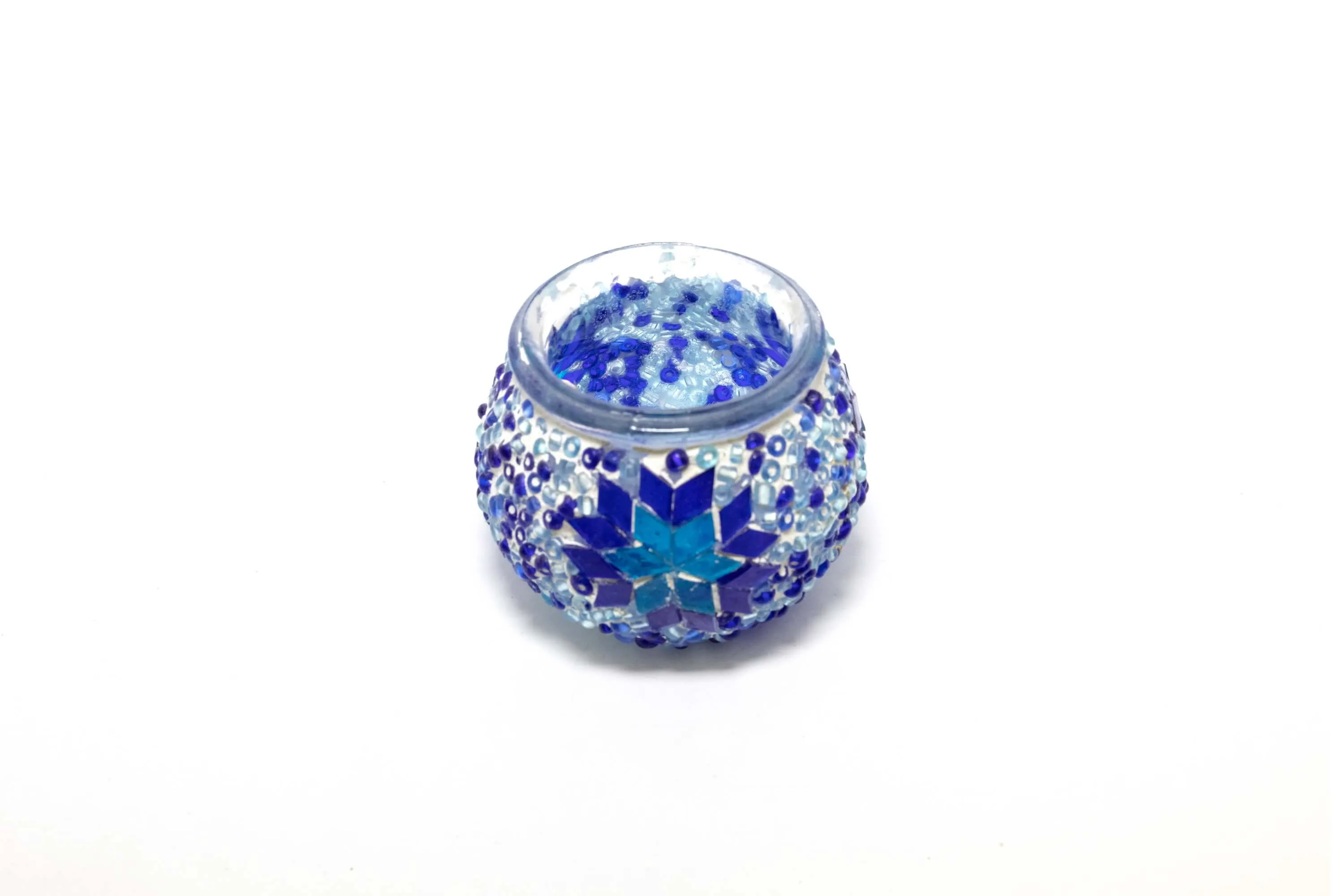 Blue Turkish Candle Holder