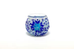 Blue Turkish Candle Holder