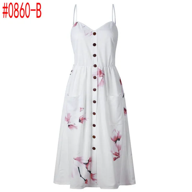 Bohemian Floral Dress Multiple Designs