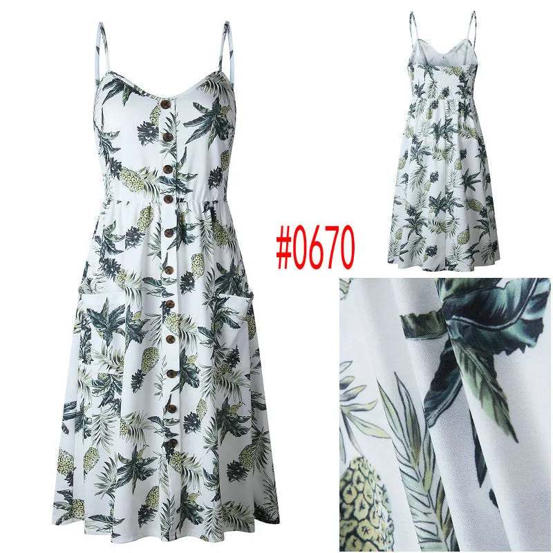 Bohemian Floral Dress Multiple Designs