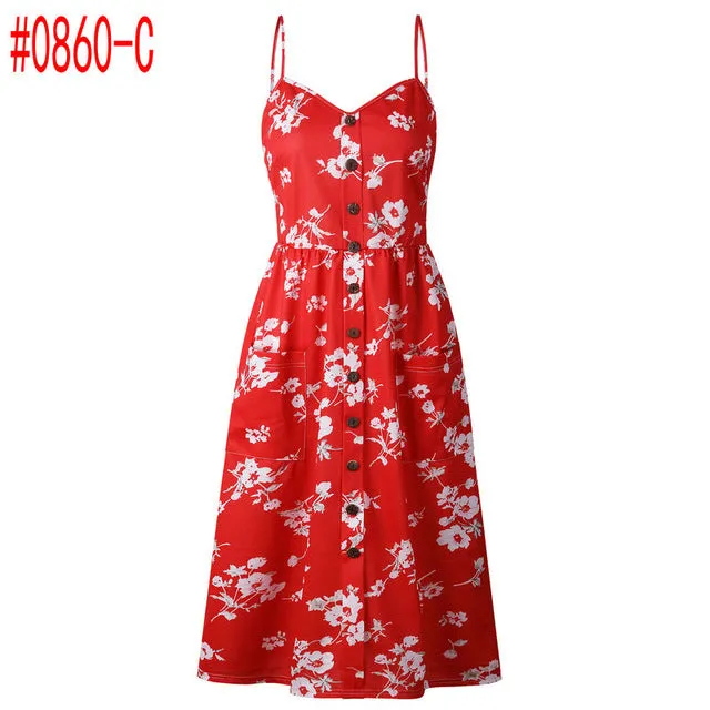 Bohemian Floral Dress Multiple Designs