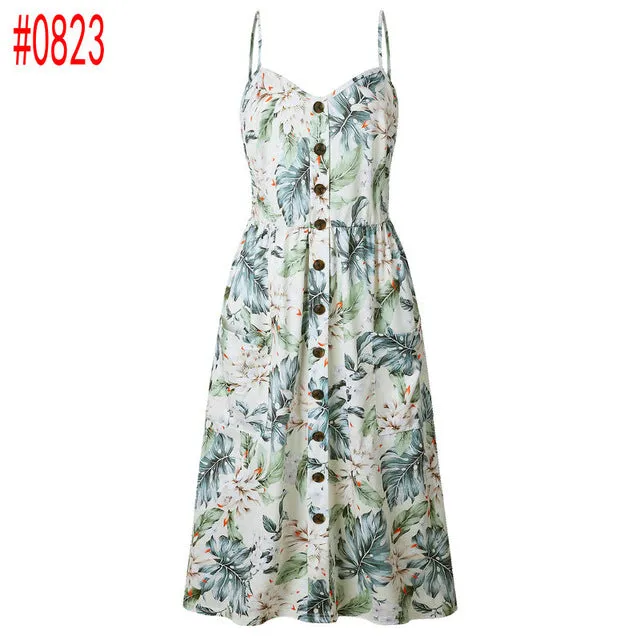 Bohemian Floral Dress Multiple Designs