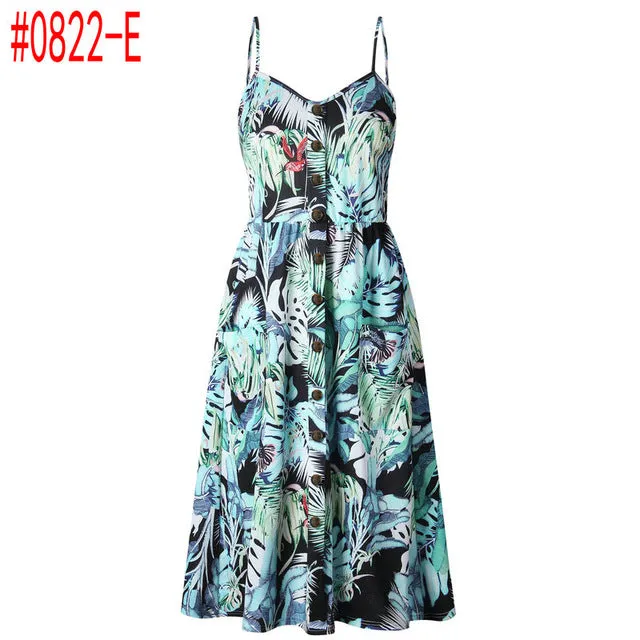 Bohemian Floral Dress Multiple Designs