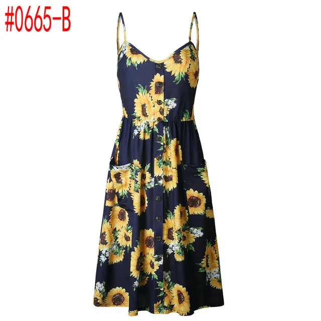 Bohemian Floral Dress Multiple Designs