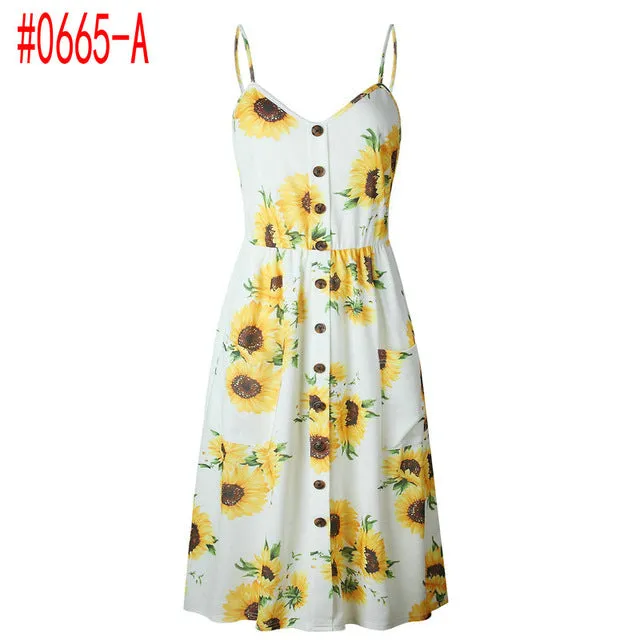 Bohemian Floral Dress Multiple Designs