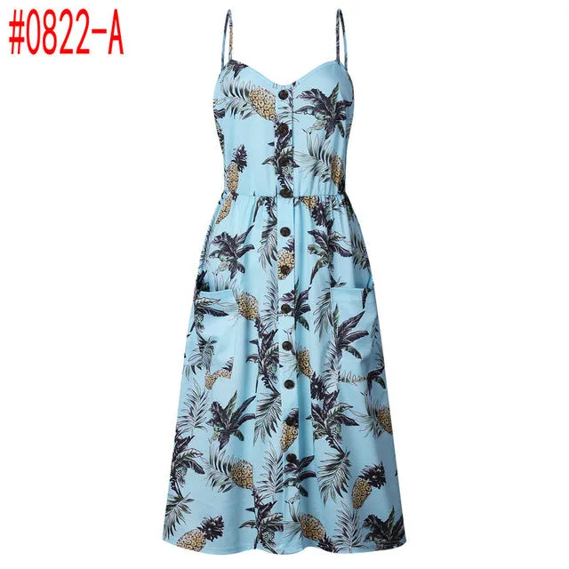 Bohemian Floral Dress Multiple Designs