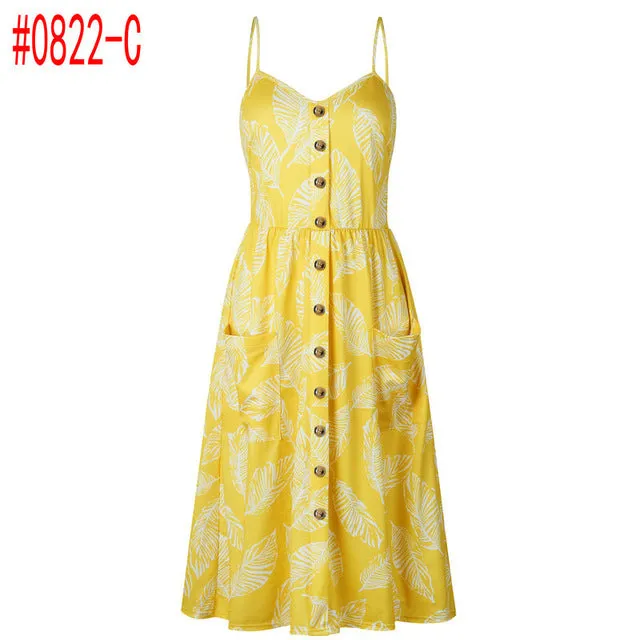 Bohemian Floral Dress Multiple Designs